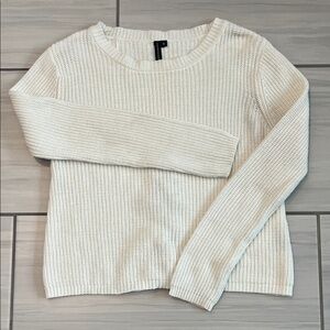 Moon & Madison Womens Pullover Sweater
Chunky Knit Tie Cage Back Beige Size M